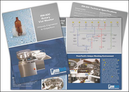 Custom Brochure Design for PennTech Machinery Corporation by Dynamic Digital Advertising