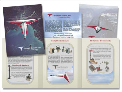 Corporate Capabilities Brochure Design for Triumph Controls by Dynamic Digital Advertising