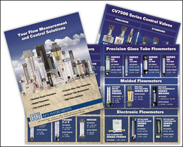Product Brochure Design for Key Instruments on Flow Measurement & Control Solutions by Dynamic Digital Advertising