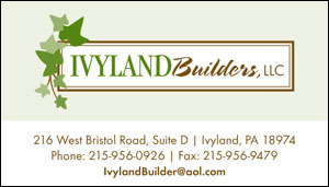 Business Card Design for Ivyland Builders by Dynamic Digital Advertising