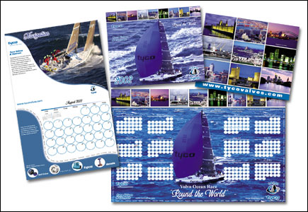 Calendar Design for Tyco Valves by Dynamic Digital Advertising