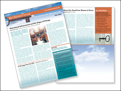 Newsletter Design for KeyStone Center