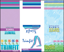 new package design for Trimfit Socks