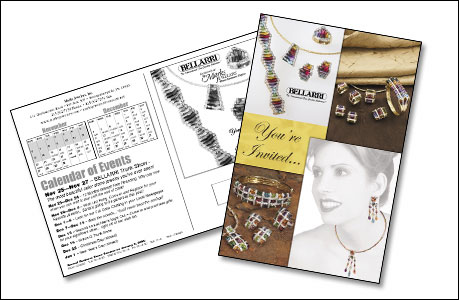 Post card for Mark's Jewelers