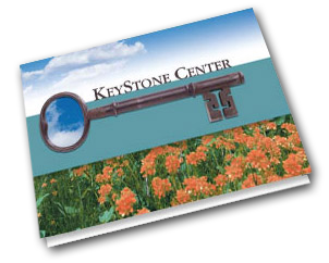 Thank You Card for KeyStone Center designed by Dynamic Digital Advertising