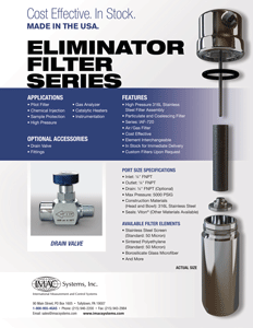 sales sheet for Brass Elegans Inc.