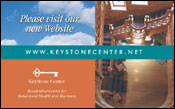 Post card design for Keystone Center