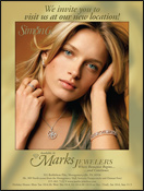 trade ad design for Marks Jewelers