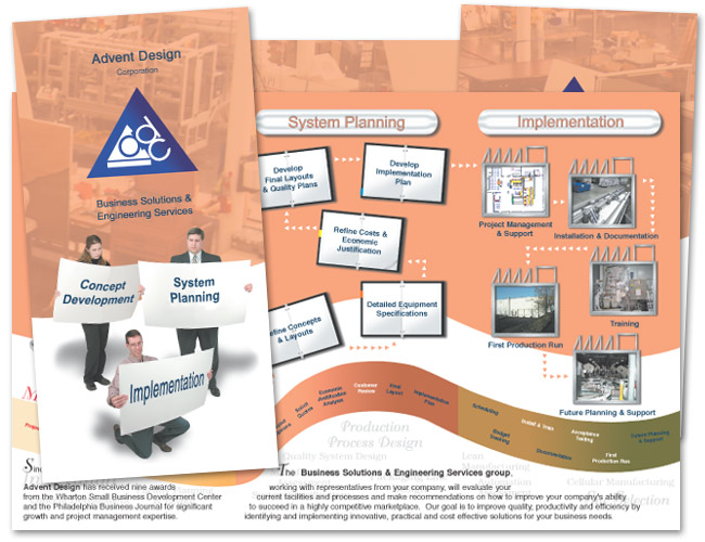 Print Brochure Design For Advent