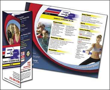 Marketing Brochure Design for B&R Family Fitness Club by Dynamic Digital Advertising
