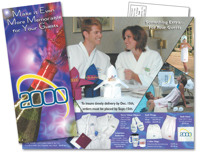 Not only was the product and model photography shot by DDA using high resolution digital photography, but even the layout,  graphics, typography, and artwork for the product itself were designed and printed by DDA.