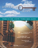 DDA's design and printing of this brochure for Keystone Center's Long Term sexual addictiontherapy program. Elegantly designed to make a difficult problem seem so human. 