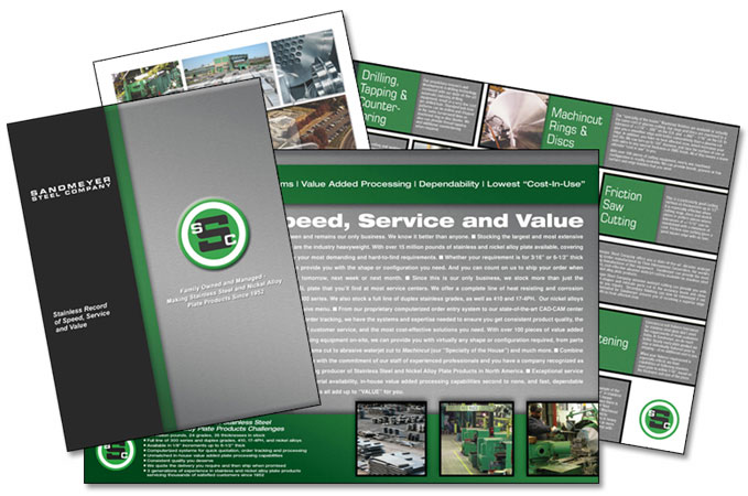 Brochure for Sandmeyer Steel