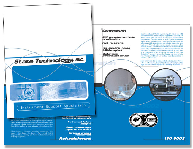 Print Brochure Design For State Technology Inc.