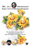 Artwork created to sell art supplies by DDA for Weber Art. The specific product is Mrs. Lee's Paper Art and this brochure is truly a thing of beauty.