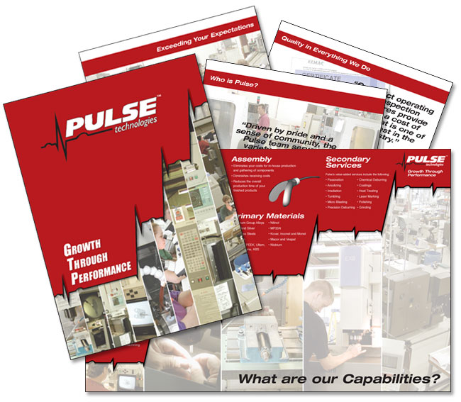 Dynamic Digital Advertising Portfolio Full Color Printed Brochures